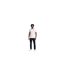 Polo Manches Courtes Motif/style Rayure Contrastée Homme Blanc Noir Lyle & Scott-2