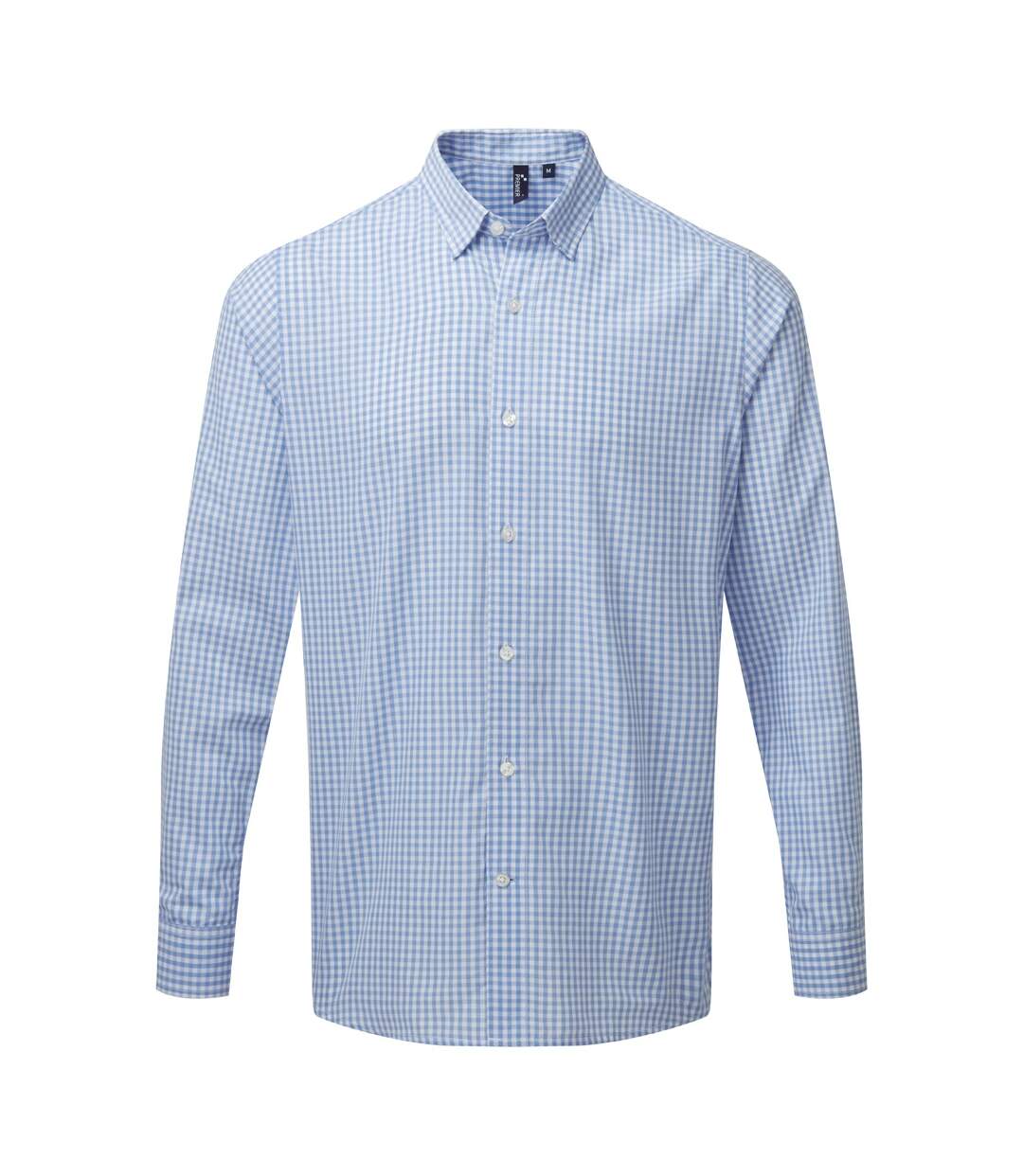 Chemise maxton homme bleu clair / blanc Premier-1