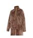 Womens/ladies Funnel Neck Loungewear Set Fig Biba-2