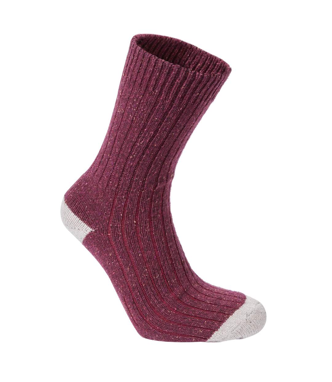 Chaussettes de marche nevis unisexe pourpre Craghoppers-1