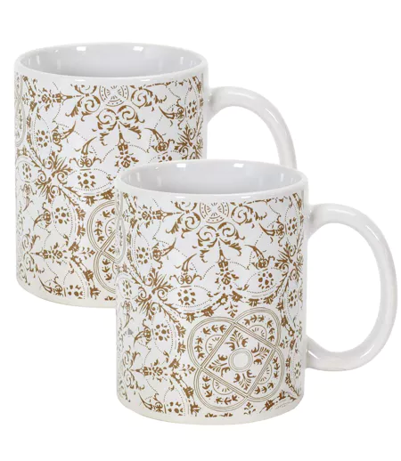 Lot de 2 mugs collection ORNELLA