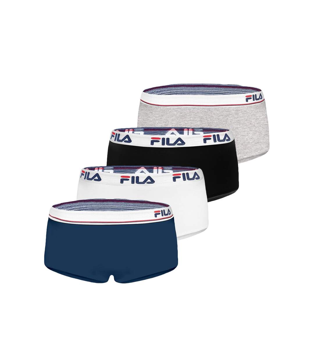 Pack Surprise de 4 Boxers coton femme Fila-2