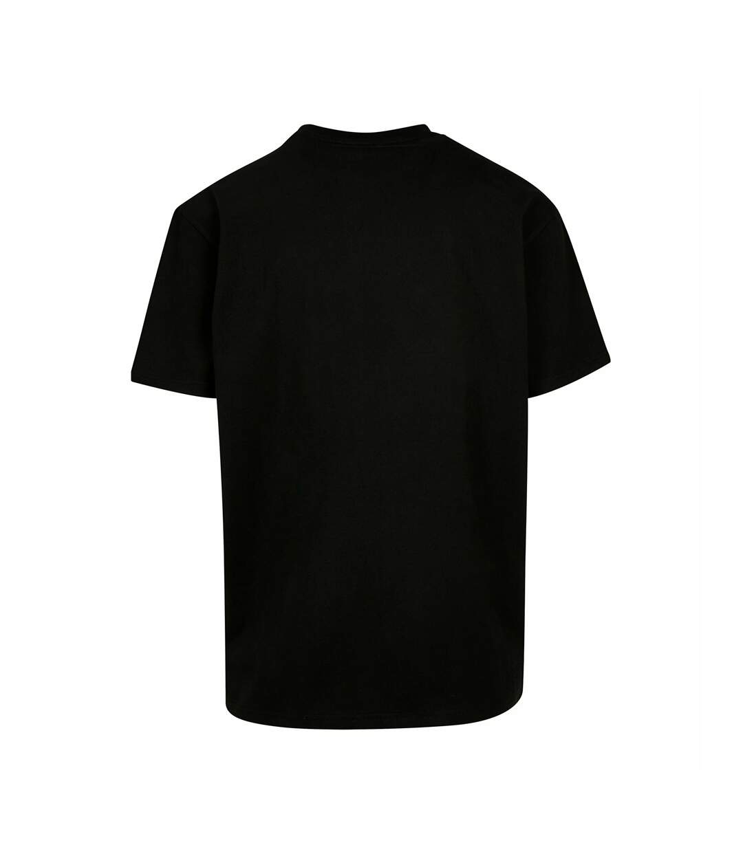Mens Error Wording Oversized T-shirt Black Mister Tee-2
