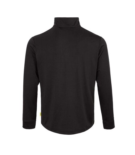 Mens Quarter Zip Sweatshirt Black Slazenger