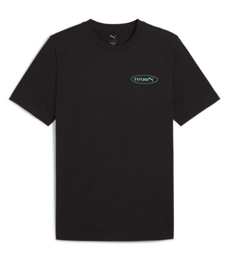 Mens Ess No.1 Logo Regular T-shirt  Black Puma
