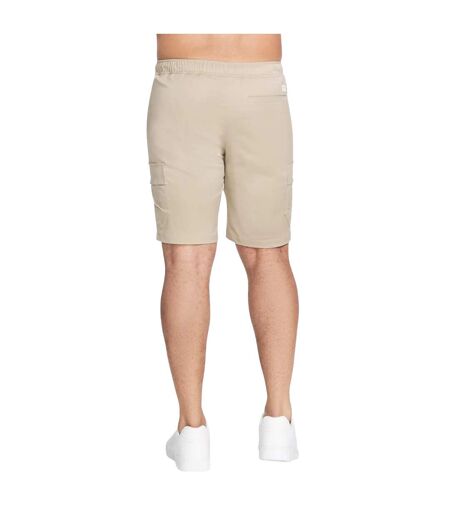 Mens Downtown Cargo Shorts Natural Silver Skechers