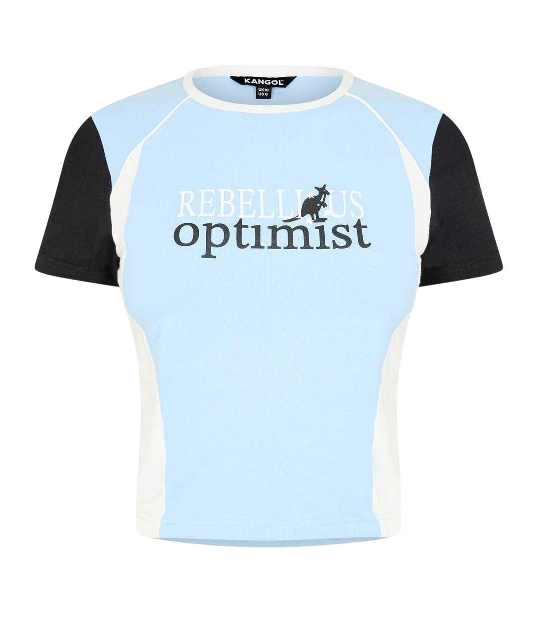T-shirt Motif/style Blocs De Couleurs Optimist Femme Bleu Kangol-1