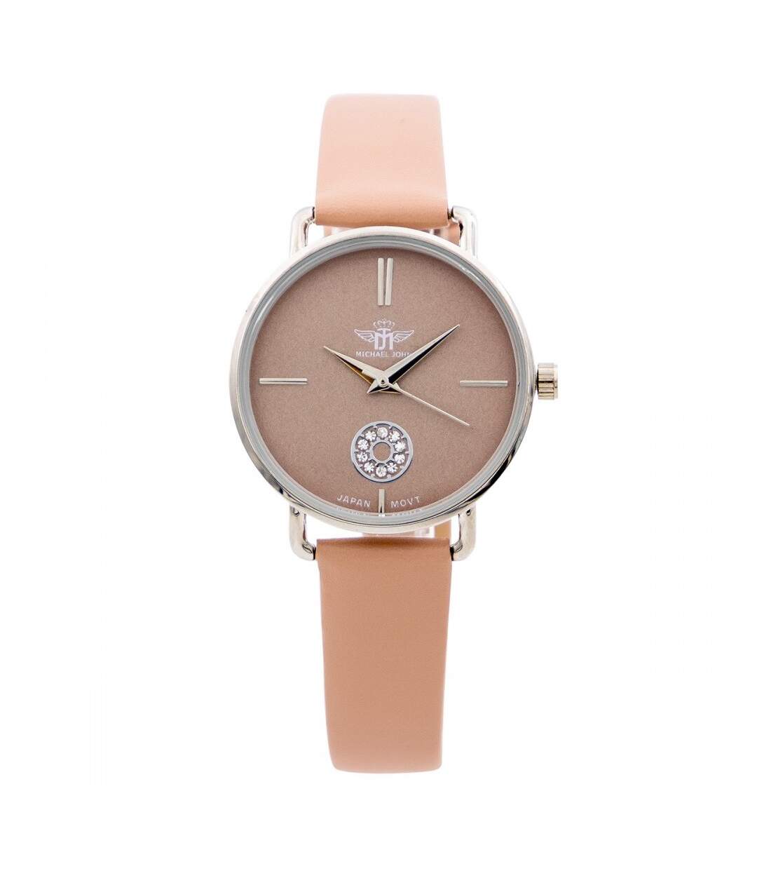 Montre Femme Rose Strass M. JOHN-1