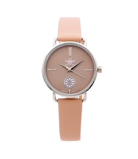 Montre Femme Rose Strass M. JOHN