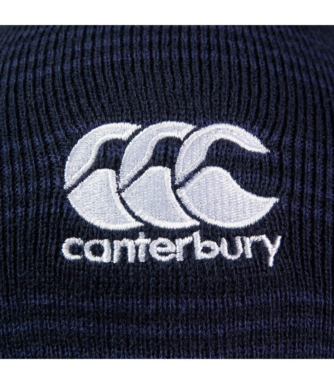 Unisex Adult Embroidered Logo Beanie Navy Canterbury-4