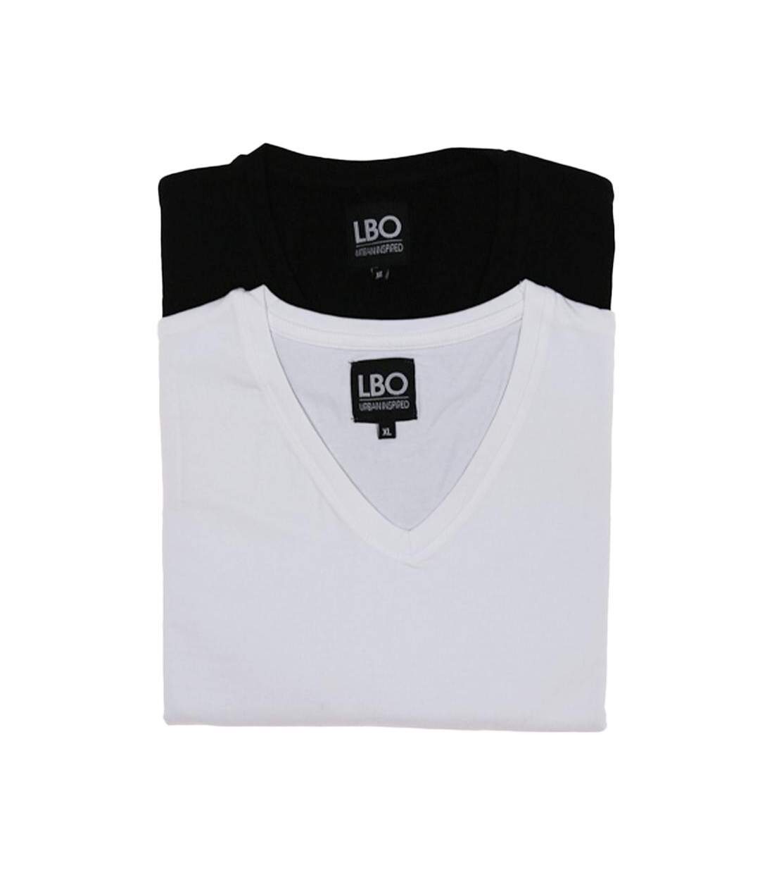 X2 T-shirt Noir/Blanc Homme LBO 266578 - S-1