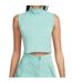 Womens/ladies Sleeveless Crop Top Mint Nike-1