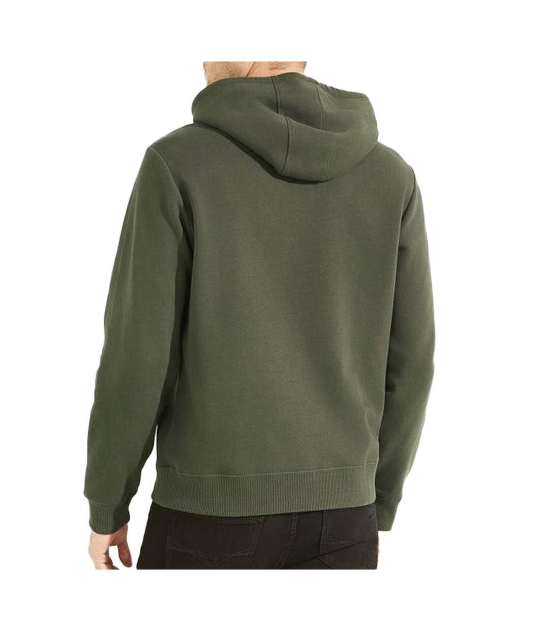 Sweat à Capuche Kaki Homme Guess Roy - L