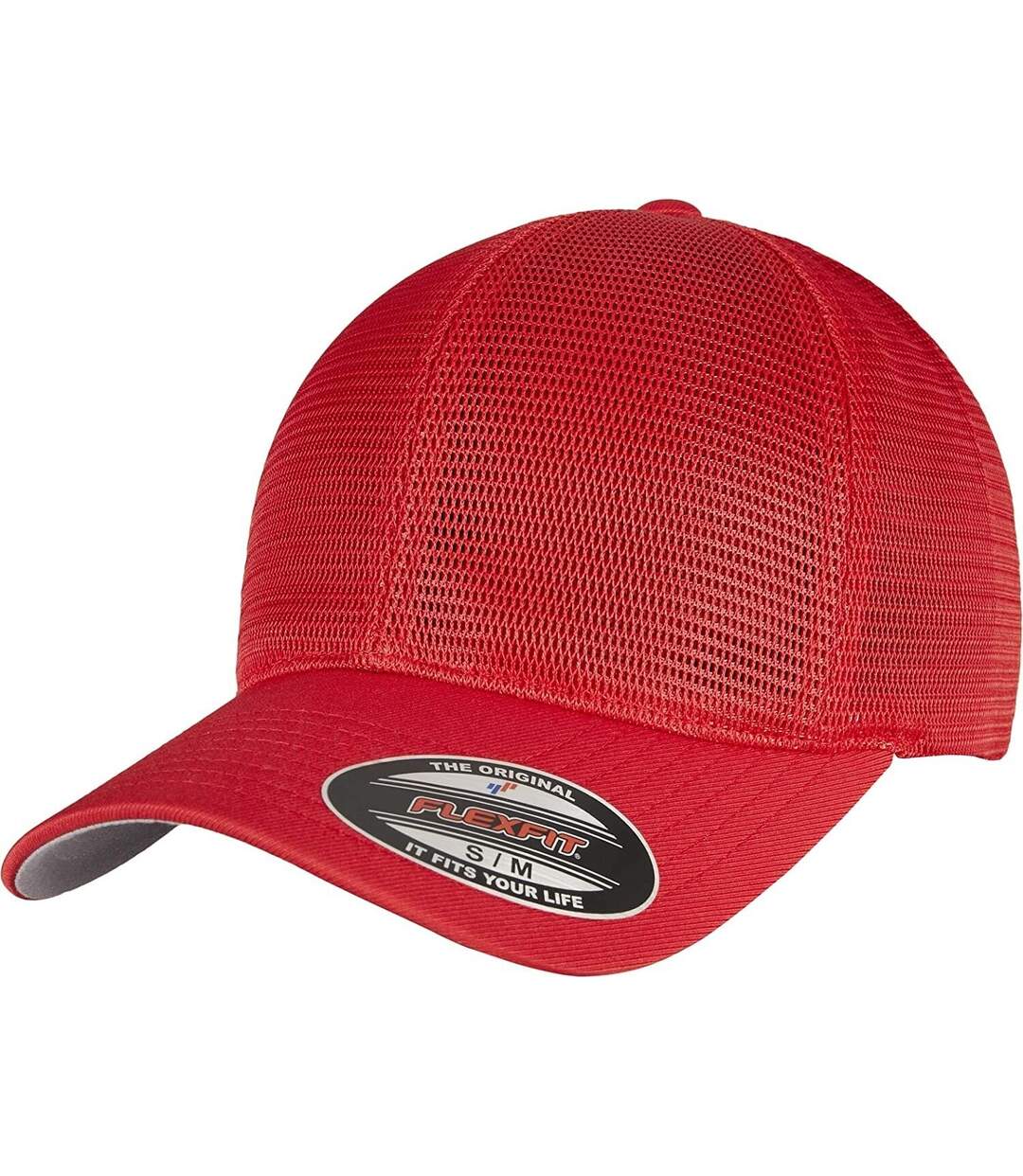 Casquette omnimesh adulte rouge Flexfit