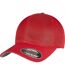 Flexfit Unisex Adult 360 Omnimesh Mesh Cap (Red) - UTRW8068
