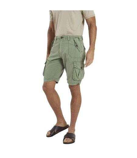 Short À Poches Homme Vert De Gris Brave Soul