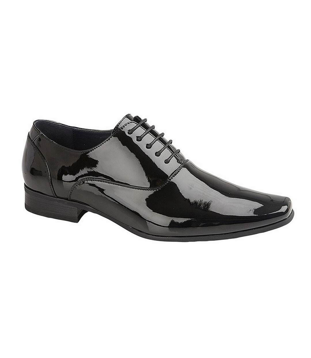 Chaussures oxfords en cuir homme noir Goor