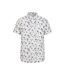 Mens Preston Illustration Palm Tree Shirt Off White Mountain Warehouse-1