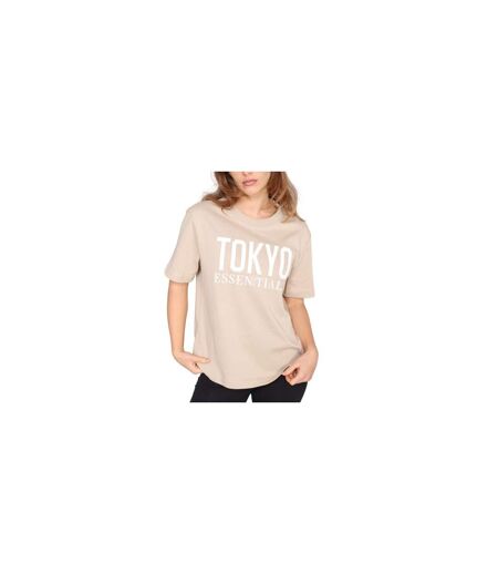 Womens/ladies Tokyo T-shirt Summer Sand Blank Essentials