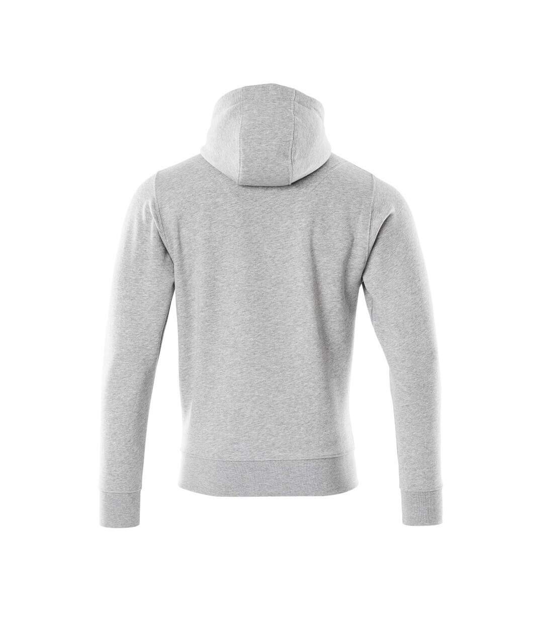 Mens Crossover Gimont Full Zip Hoodie Grey Flecked Mascot-2