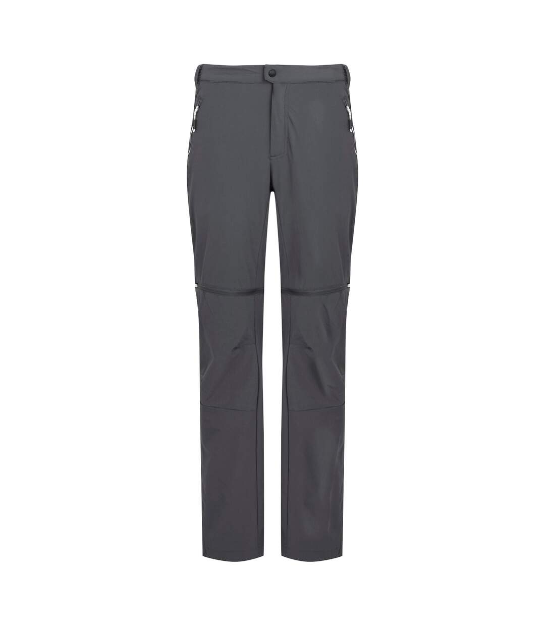 Pantalon À Taille Semi-élastiquée 2-en-1 Mountain Homme Gris Noir Regatta-2