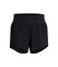 Womens/ladies Fly By Elite Shorts Black Under Armour-1