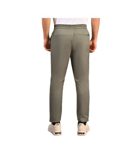 Mens downtown classic jogging bottoms olive/grey Skechers