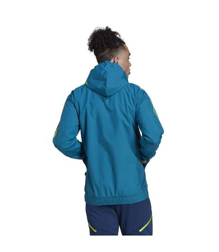 Veste homme bleu sarcelle Adidas