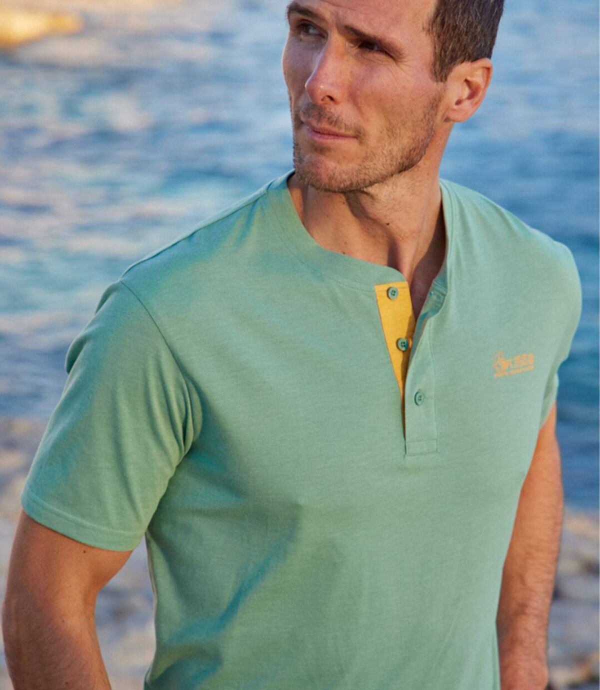 3er-Pack Henleyshirts Island Atlas For Men