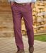 Le Pantalon Chino Bordeaux-1