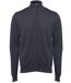 Pull grand zip - Homme - PK453 - gris foncé