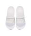 Claquettes blanche/argenté femme puma popcat 20 irridescent-3