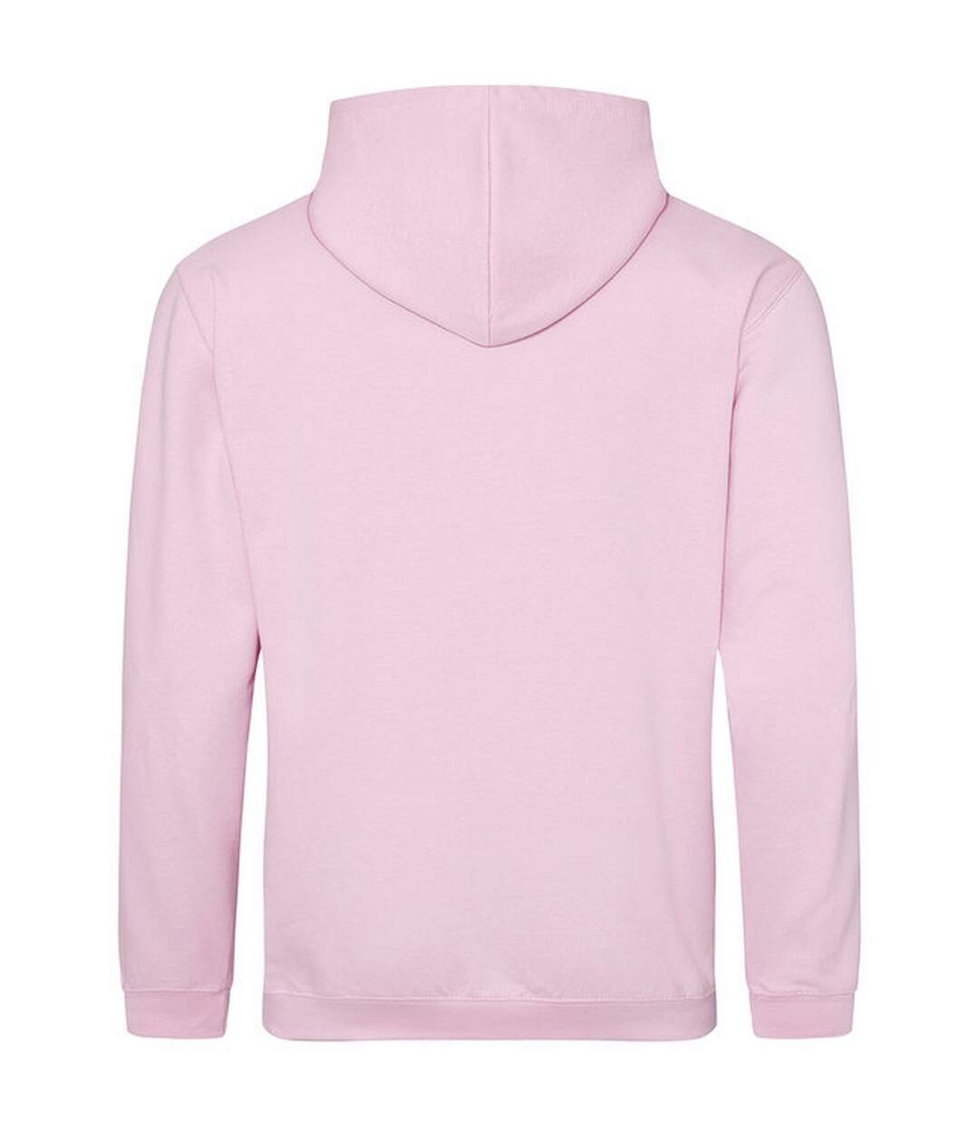 Sweat À Capuche College Adulte Rose Clair Awdis-2