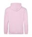 Sweat À Capuche College Adulte Rose Clair Awdis-2