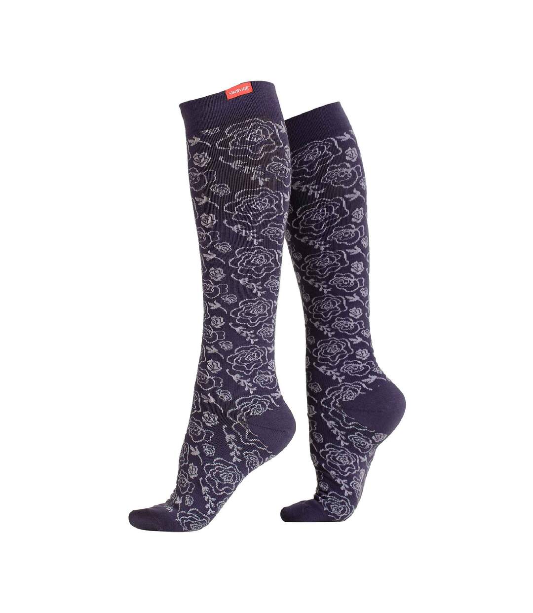 Wide Calf Graduated Compression Socks 20-30 mmhg with Merino Wool-1