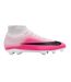 Mens Superfly 11 Club High-top Firm Ground Football Boots White Pink Nike-1