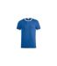 Unisex Adult Nome Ringer T-shirt Royal Blue White Clique-2