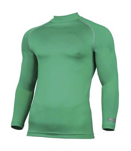 Rhino Mens Thermal Underwear Long Sleeve Base Layer Vest Top (Green)