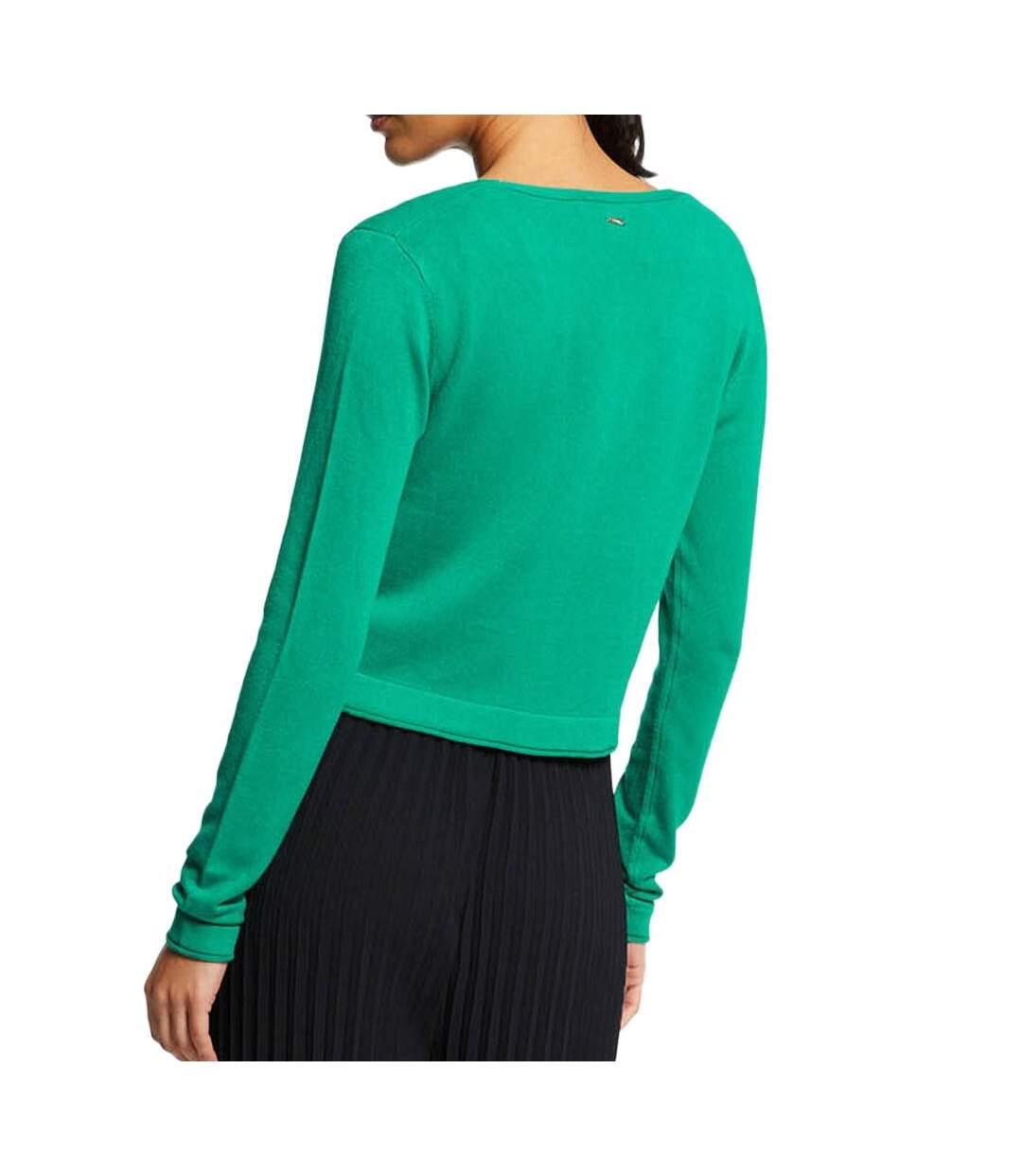 Gilet vert femme morgan mzina-2