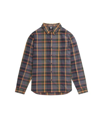 Animal Mens Cove Flannel Shirt (Khaki Green) - UTMW2127