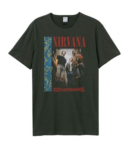 Amplified Unisex Adult Nevermind Water Band Nirvana T-Shirt (Charcoal) - UTGD1765