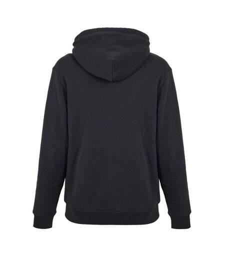 Mens Box Logo Cotton Loose Fit Hoodie Blue Napapijri