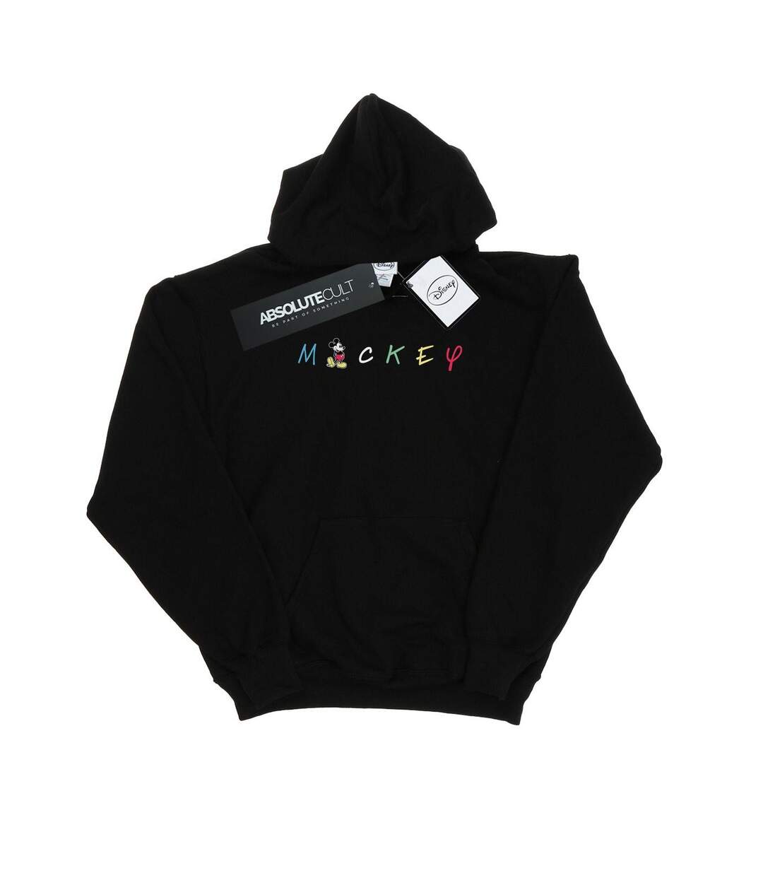 Disney - Sweat à capuche MICKEY MOUSE WORDING LOGO - Femme (Noir) - UTBI10735-1