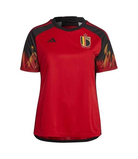 Maillot Domicile Motif/style Belgique 2022/23 Femme Rouge Adidas