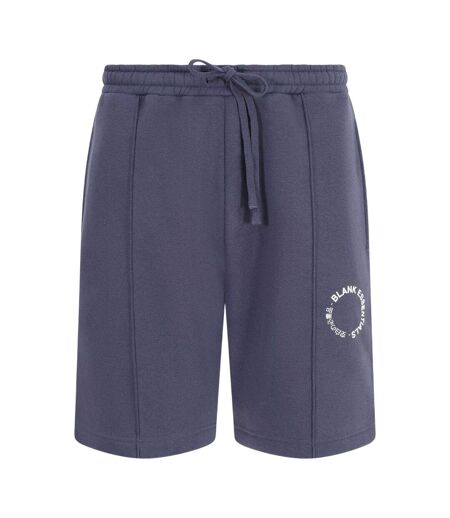 Mens Fleece Circle Sweat Shorts Thunder Grey Blank Essentials