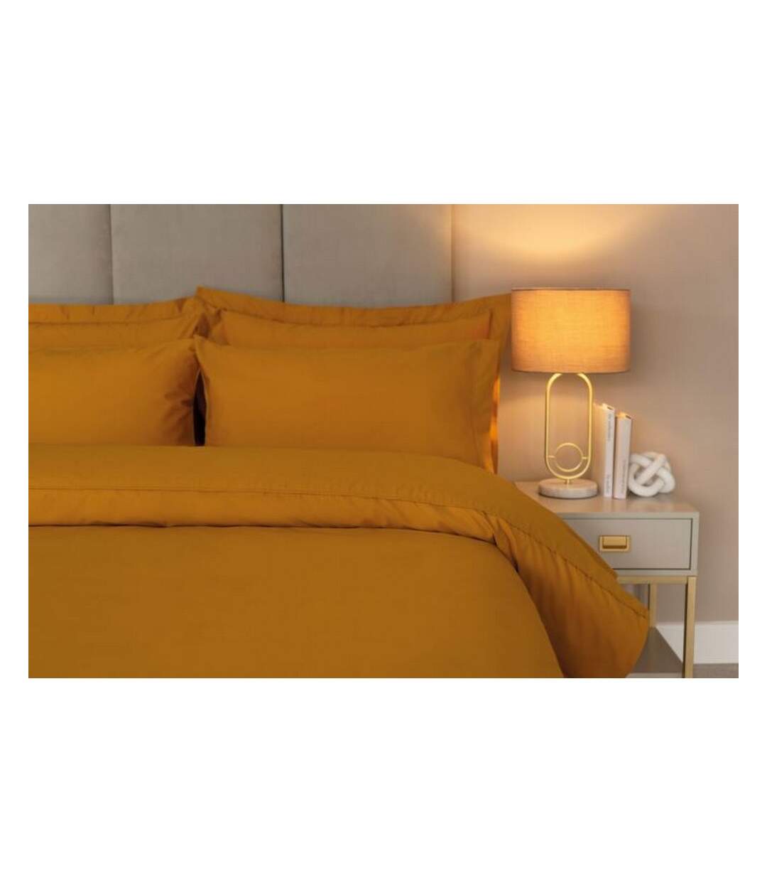 Housse de couette ocre Belledorm