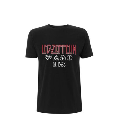 Led Zeppelin - T-shirt EST - Adulte (Noir) - UTHE1817