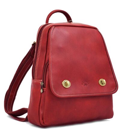 Katana - Sac à dos ville en cuir - rouge - 6474