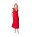 Robe mi-longue femme rouge Dorothy Perkins-1