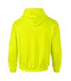 Gildan Heavyweight DryBlend Adult Unisex Hooded Sweatshirt Top / Hoodie (13 Colours) (New Safety Green)